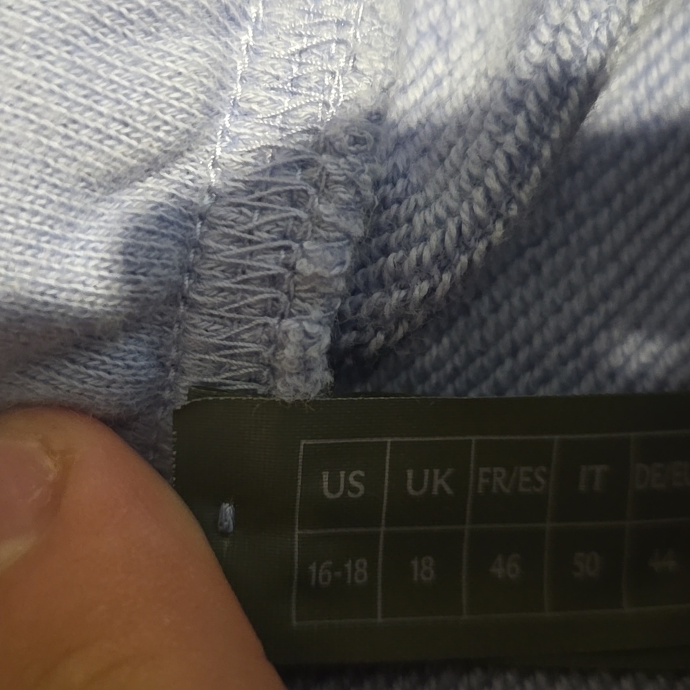 Savage X Fenty Light Blue/periwinkle Joggers Sweatpants Plus - Picture 5 of 7